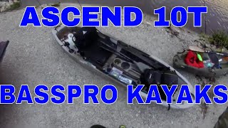 Fishing kayak Ascend Kayak review Ascend 10T [upl. by Ayrotal57]