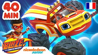 40 MINUTES des meilleures missions de Blaze et AJ  Blaze et les Monster Machines [upl. by Anelrad]