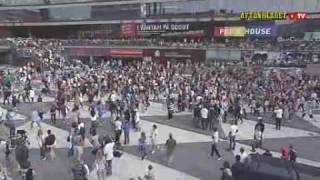 Michael Jackson  Beat it Stockholm flash mob [upl. by Bettzel]