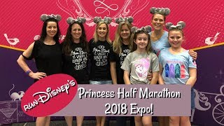 Disneys Princess Half Marathon 2018 Fit for a Princess Expo [upl. by Beedon]