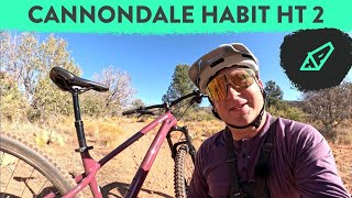 Cannondales Affordable Hardtail  The Cannondale Habit HT 2 Review [upl. by Yeleak]