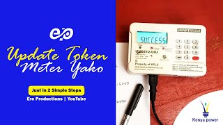 HOW TO UPDATE YOUR KPLC TOKEN METER  UPDATE KENYA POWER TOKEN METER YAKO [upl. by Fabrianna]