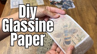 Make Your Own Glassine Paper  Budgetfriendly Crafting Idea [upl. by Pickar531]