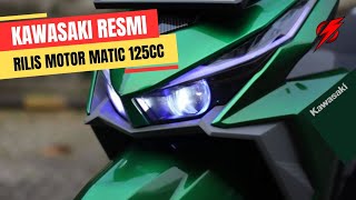 Gokil‼️Kawasaki Resmi Rilis Motor Matic Bermesin 125CC Desain mirip vario🔥 [upl. by Ariamoy971]