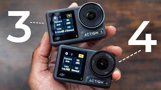 DJI Osmo Action 4 vs Osmo Action 3 Worth Upgrading [upl. by Asserak418]