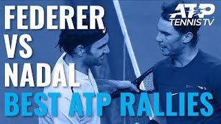 Roger Federer vs Rafael Nadal Best Ever ATP Shots amp Rallies [upl. by Neehcas]