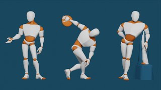 waking with ancient poses in blender [upl. by Misab]