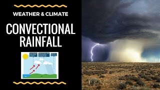 Convectional rainfall  diagram and explanation [upl. by Carlstrom]