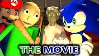 GRANNY VS BALDI AND SONIC CHALLENGE THE MOVIE OFFICIAL Minecraft [upl. by Ahcilef664]