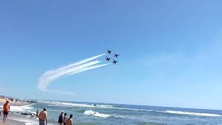 Ocean City Maryland 2022 Air Show Rehearsal Day with the Thunderbirds [upl. by Tammany]