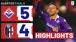 FIORENTINABOLOGNA 54 AP  HIGHLIGHTS  La Viola make history  Coppa Italia Frecciarossa 202324 [upl. by Ahsrats]