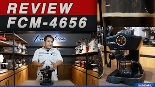 REVIEW MESIN KOPI ESPRESSO MURAH DAN BERKUALITAS  FERRATTI FERRO FCM4656 [upl. by Aklam895]