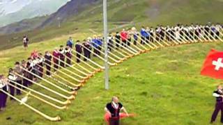 Alphorn Treffen 2010 Grindelwald [upl. by Eerdna]