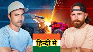 Mark Rober vs Dude Perfect Ultimate Robot Battle In Hindi  MarkRober  Mark Rober Robot Challenge [upl. by Nilesoy386]