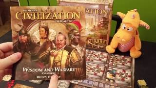 Civilization The Board Game  Gameplay Runthrough  Part1 [upl. by Attenyt]