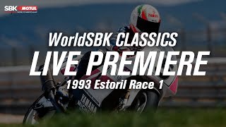 WorldSBK Classics 1993 Estoril Race 1 [upl. by Marius]