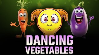 Brainy Buddies Funky Veggies Video  Fun Animation with Music Dancing Vegetables🎉💃🥦🥕 [upl. by Tsan]