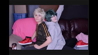 BNHA Cosplay   The Shoe Game  BakuDeku [upl. by Adnerad]