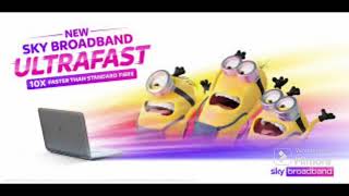 Sky Broadband Minions Ultrafast 2021 UK Radio [upl. by Hurleigh905]