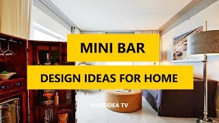 45 Awesome Mini Bar Design Ideas for Home 2017 [upl. by Zacek436]