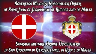 Inno Nazionale Sovrano Militare Ordine di Malta  Ave Crux Alba [upl. by Soirtemed738]