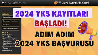 2024 Yks Kayıtları Başladı Yks Sınavı Kaydı Nasıl Yapılır Kayıt Adımları İnternetten Başvuru [upl. by Nowtna]