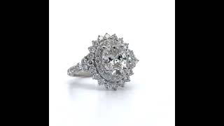 Brand New 350 Carat Diamond Ring in 18K White Gold [upl. by Sewoll24]