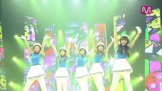 크레용팝빠빠빠 Bar Bar Bar by Crayon Pop of Mcountdown 2013815 [upl. by Seadon85]