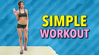 Simple 28Minute Full Body Workout for Weight Loss [upl. by Lunetta]