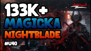 Magicka Nightblade  133k DPS PvE Build  ESO  U40 [upl. by Mcloughlin]