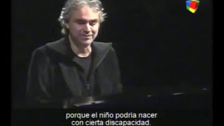 Testimonio de Andrea Bocelli sobre el Aborto [upl. by Gnolb]