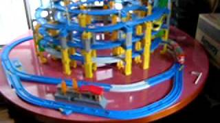 Plarail Tomica train spiral layout long versionプラレール螺旋状レイアウト [upl. by Orabla]