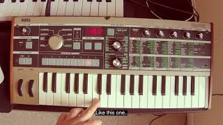 How to initialise a patch on a MicroKorg to a basic Saw Wave [upl. by Rosen]