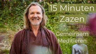 15 Minuten ZenMeditation  Gemeinsam Meditieren  Hinnerk Polenski [upl. by Yc215]