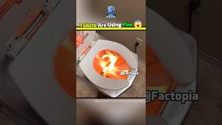 Toilets Are Using Fire To Flush Waste 😱 shorts toilet facts amazingfacts [upl. by Royd]