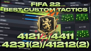 THE BEST META 412122 FORMATION amp CUSTOM TACTICS FOR EAFC 24 ULTIMATE TEAM [upl. by Krum633]