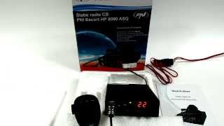 Statie radio CB PNI Escort HP 8000 ASQ  Prezentare unboxing Testare [upl. by Sug864]