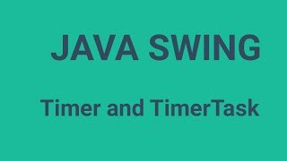 Java Timer and TimerTask [upl. by Derwood852]