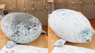 Seal Pillows Review 2020  Fluffy Plush Seal Pillow [upl. by Htidra]