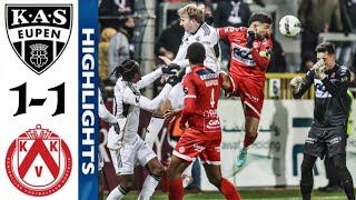 KV Kortrijk vs KAS Eupen 11 Highlights  Courtrai  Eupen  Jupiler Pro League 2023 [upl. by Sacha]