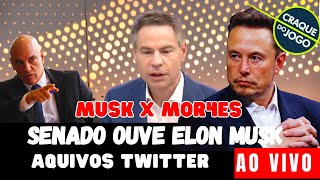 🔴 AO VIVO SENADO OUVE ELON MUSK A direita está viva [upl. by Allys]