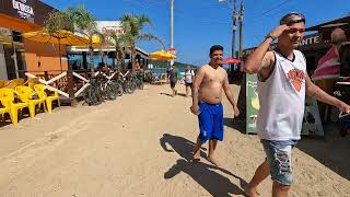 ðŸ‡§ðŸ‡· Beach WalkðŸ‘£ã€4Kã€‘Campeche ðŸŒž FlorianÃ³polis  Brazil  2022 [upl. by Jolda]