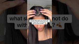 nothings dries scalp more than this 😭  hair growth tips youtubeshort hair hairgrowth [upl. by Costello]