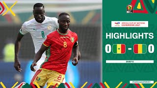 Senegal 🆚 Guinea Highlights  TotalEnergiesAFCON2021  Group B [upl. by Hanikehs396]