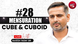 Mensuration Cube amp Cuboid Maths Concept Video By Rakesh Yadav Sir [upl. by Kristopher]