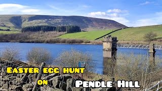 Orienteering 🧭 Easter egg 🥚 hunt up Pendle Hill  65 miles family video [upl. by Orel132]