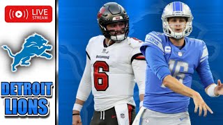 Detroit Lions Livestream Lions vs Bucs Breakdown amp Prediction [upl. by Marb]