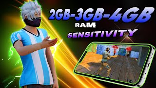 2GB 3GB  4GB RAM BEST SENSITIVITY ✅ 🎯 DPI SETTINGS FREE FIRE OB46 AFTER UPDATE 🤯 [upl. by Bannister530]