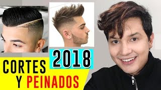 CORTES DE PELO Y PEINADOS PARA HOMBRE 2018  MODERNOS JUVENILES Y A LA MODA  CABELLO [upl. by Nythsa]