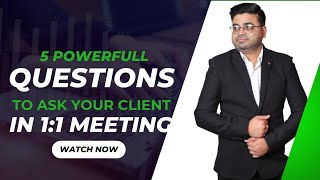 5 Powerful Sales questions to ask your client in 11 sales highticketsales [upl. by Yelsnit]